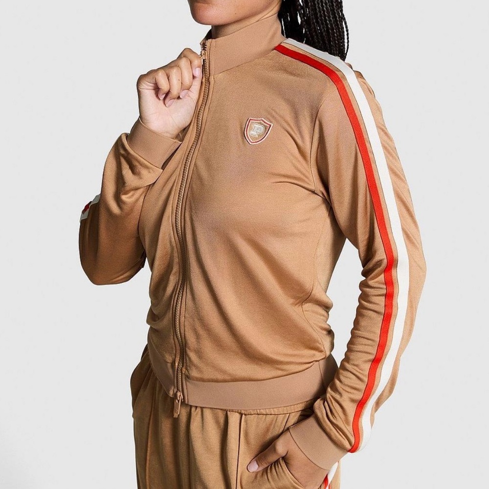 NWT PINK VS Track Star Full Zip Jacket
